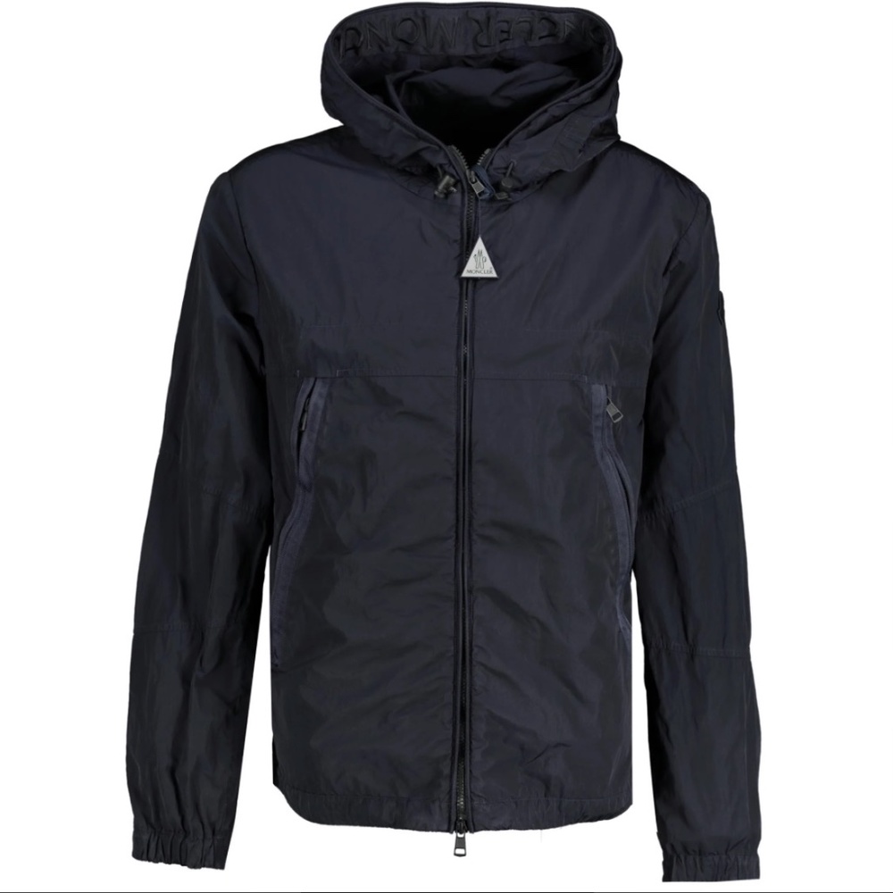 Moncler SCIE Hooded Nylon Windbreaker - Navy/Black